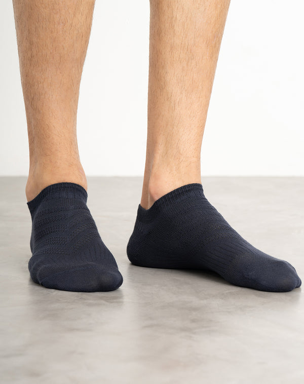 Medias hombre tobillera corta azules | 10-12