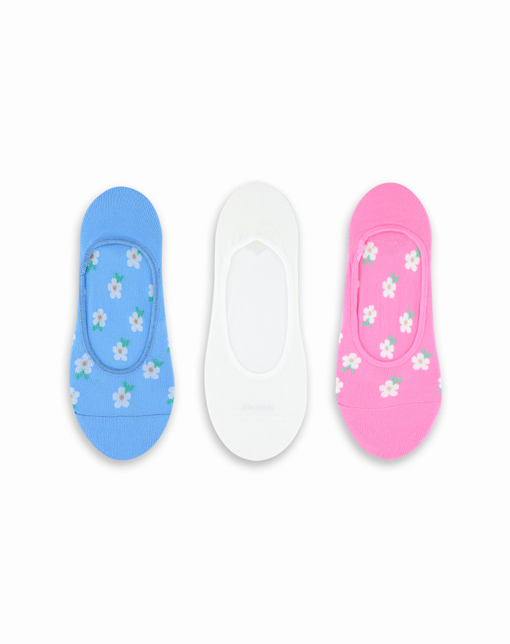 Medias para mujer tipo baleta paquete x3 unds surtidas