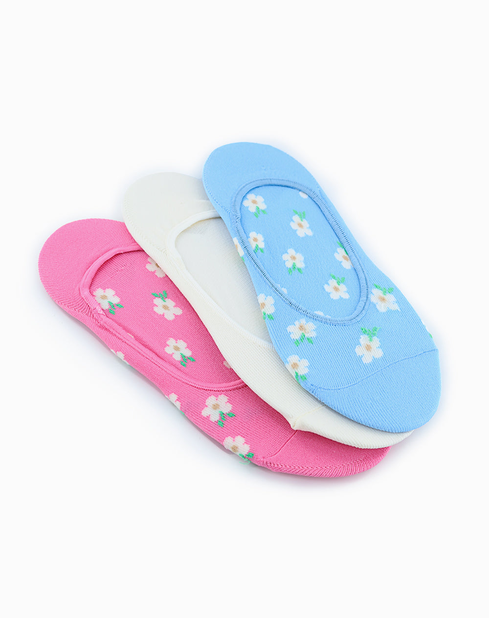 Medias para mujer tipo baleta paquete x3 unds surtidas
