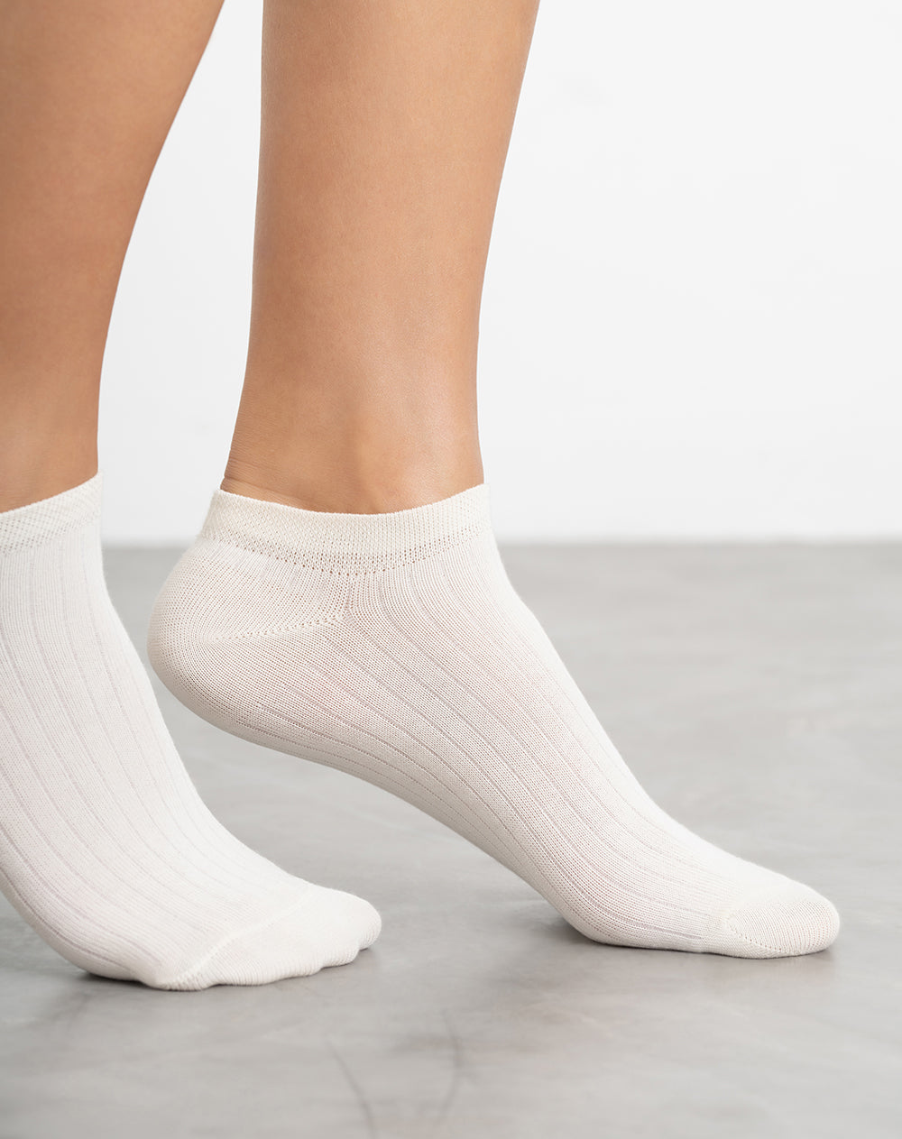 Medias mujer tobillera corta crudo | 9-11