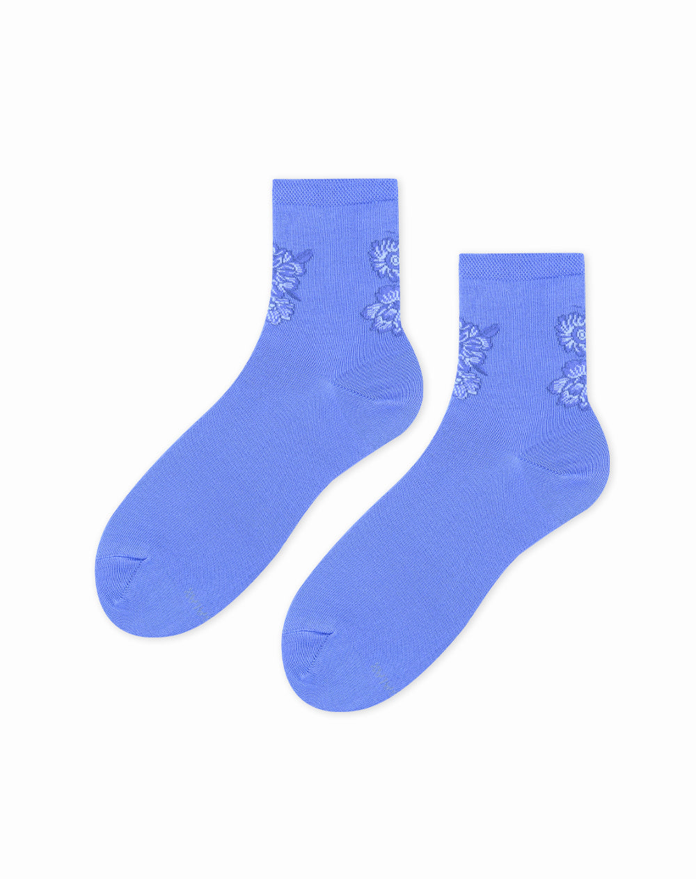 Medias cortas azules dibujo