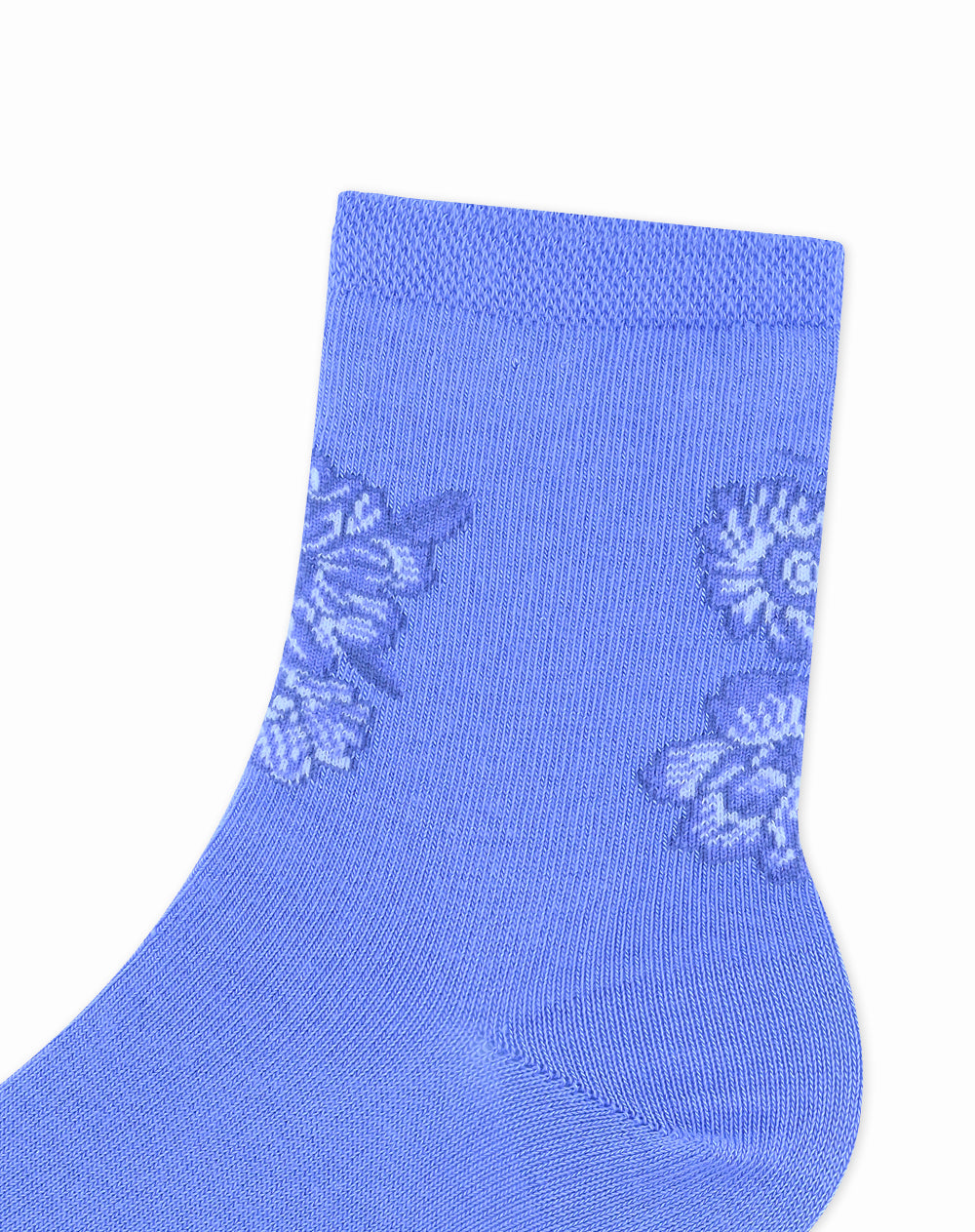 Medias cortas azules dibujo