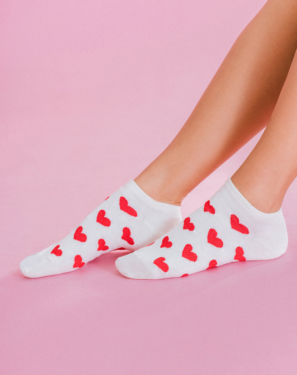 Medias mujer tobillera corta habanas corazón | 9-11