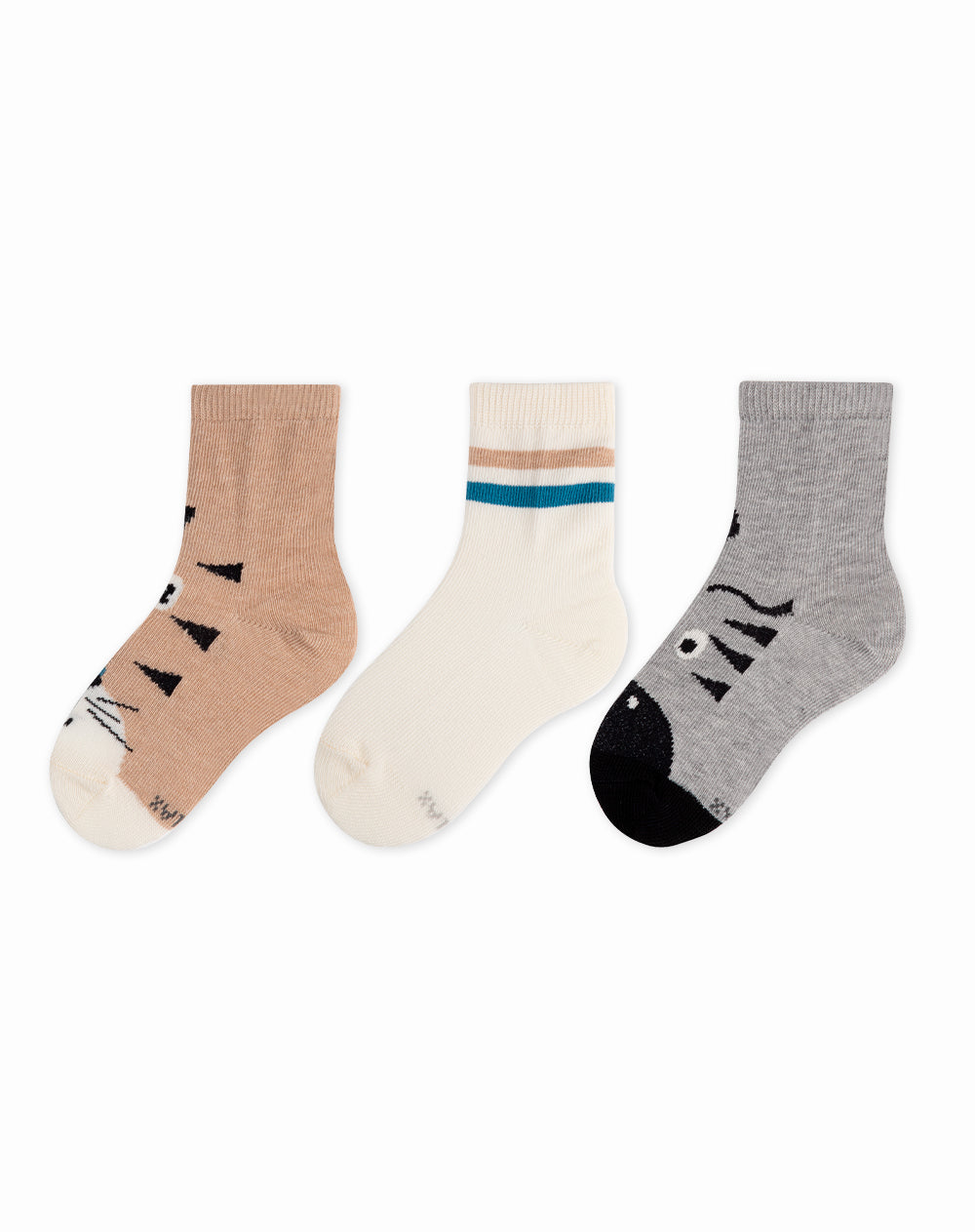 3 pares de medias largas surtido Animalitos