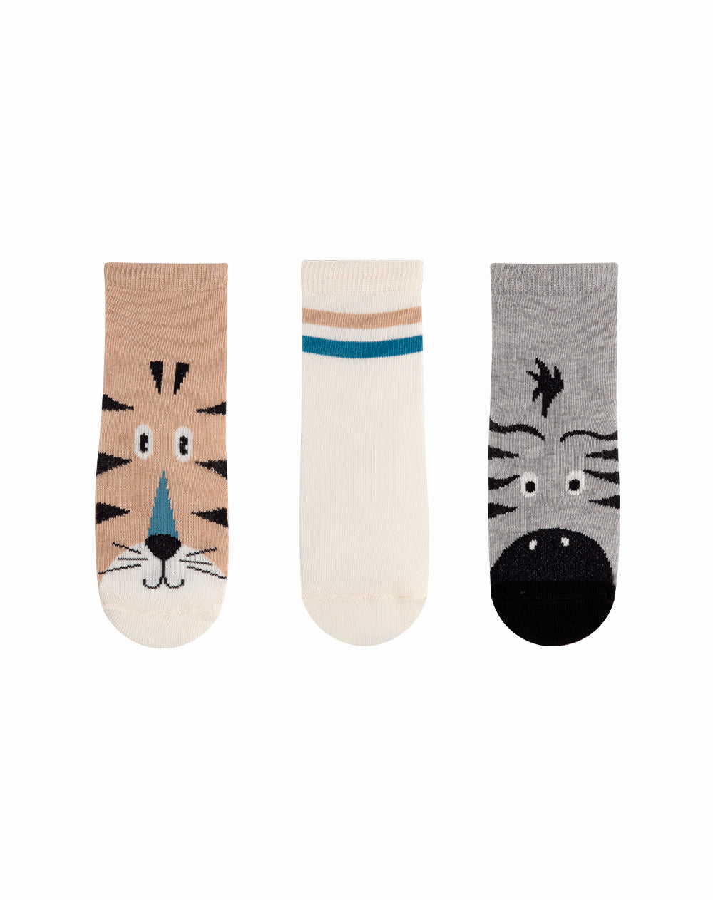 3 pares de medias largas surtido Animalitos