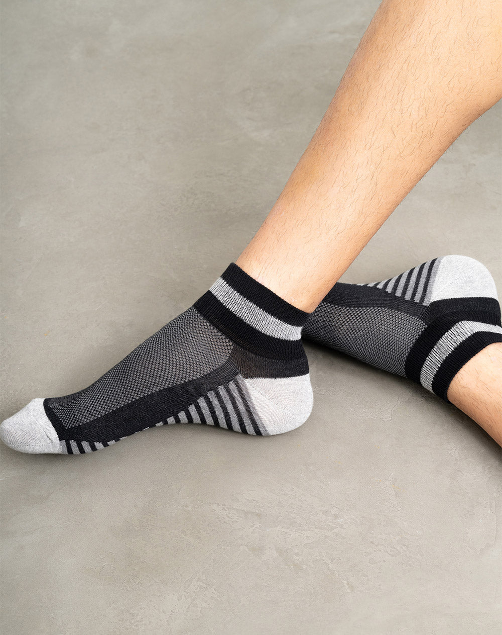 Medias para hombre tobilleras tranpirables paquete x5 unds surtidas