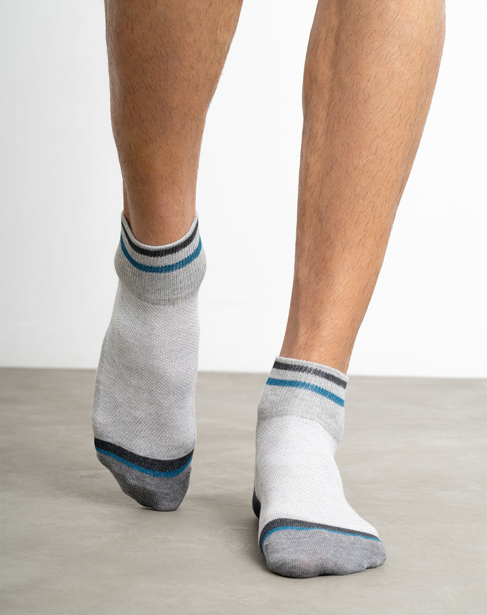 Medias para hombre tobilleras tranpirables paquete x5 unds surtidas