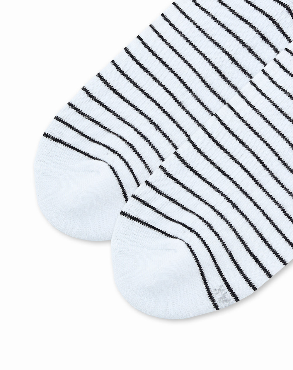 Medias tobilleras blanco rayas
