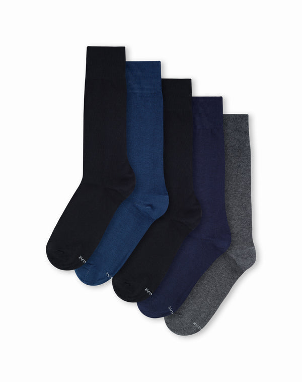 5 pares de medias largas surtido