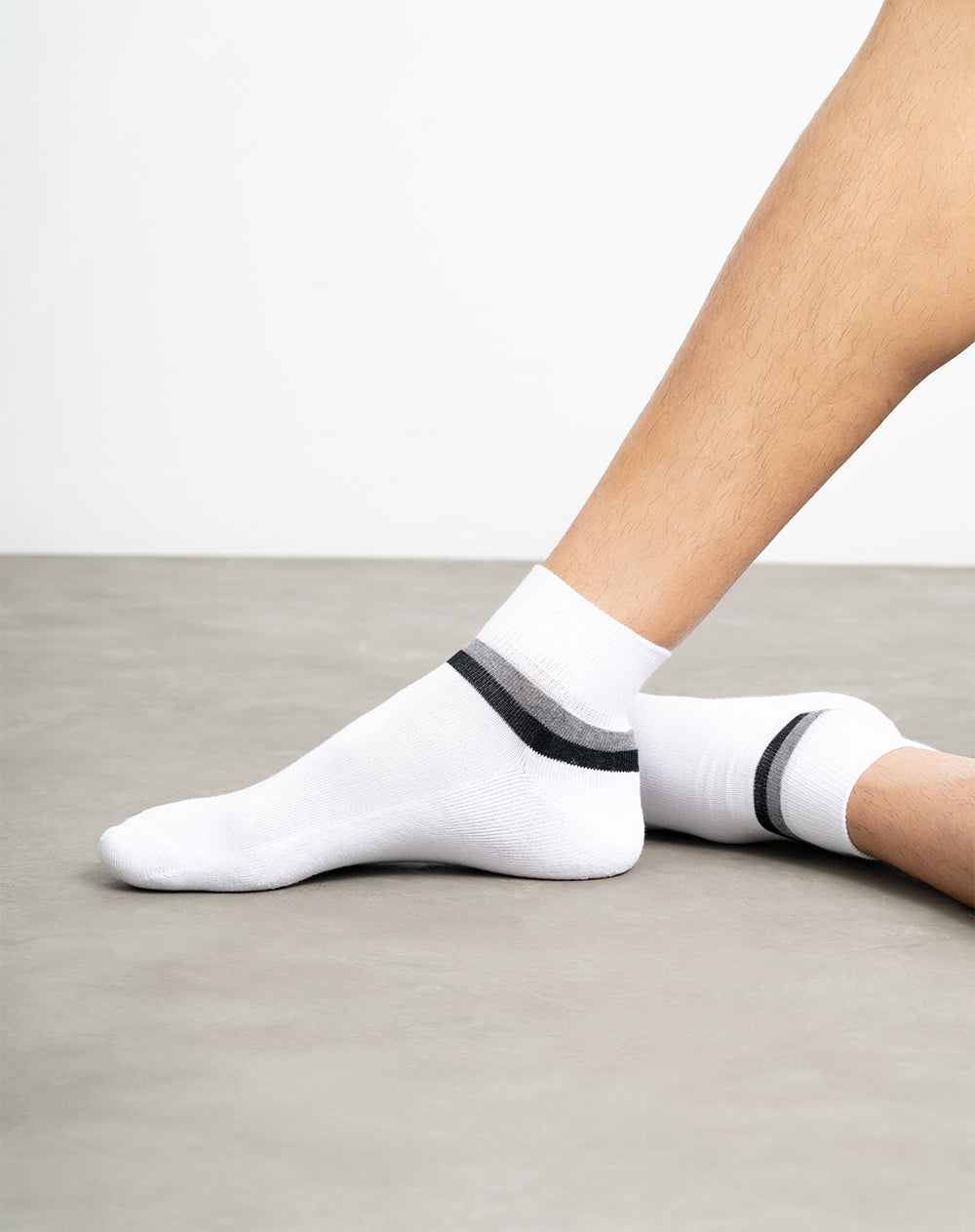Medias para hombre tobilleras pisada suave paquete x3 unds surtidas