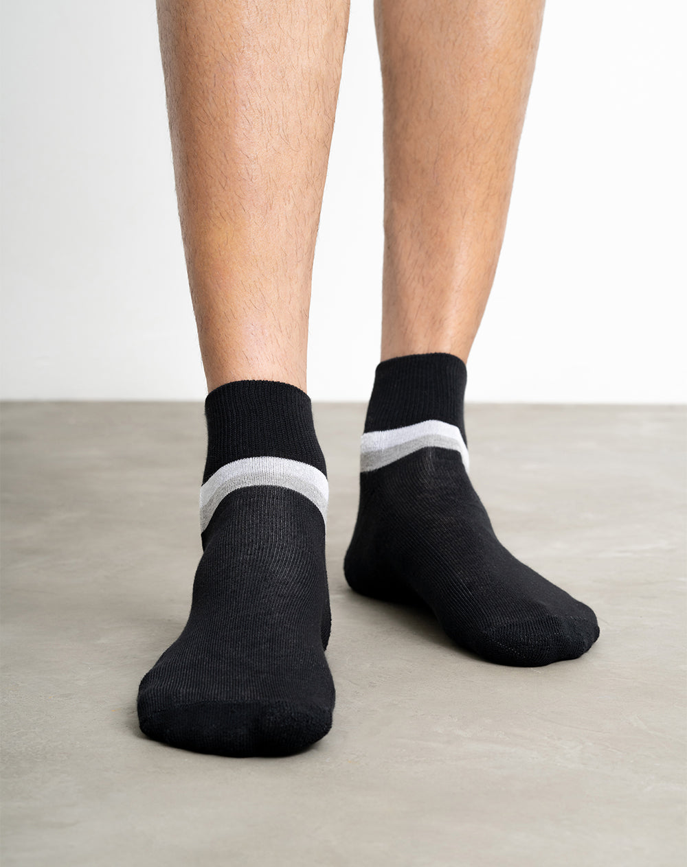 Medias para hombre tobilleras pisada suave paquete x3 unds surtidas