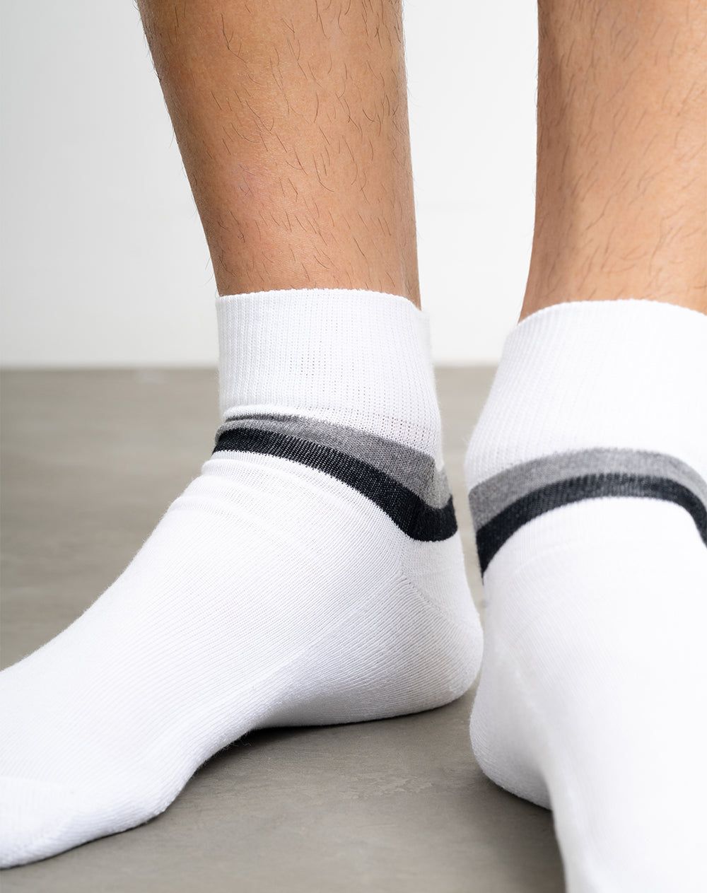 Medias para hombre tobilleras pisada suave paquete x3 unds surtidas