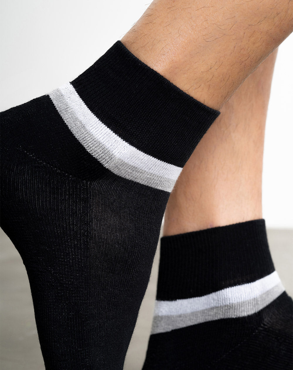 Medias para hombre tobilleras pisada suave paquete x3 unds surtidas