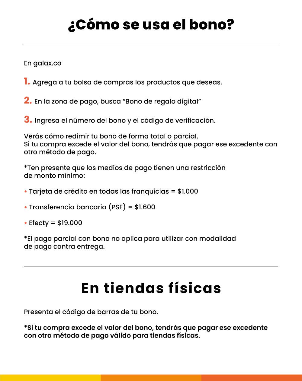 Bono de regalo digital $100.000