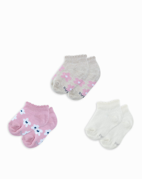 3 pares de medias tobilleras surtido