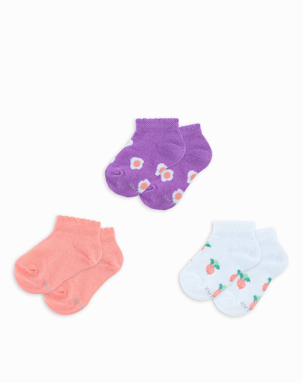 3 pares de medias tobilleras surtido