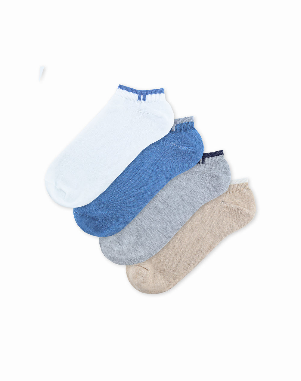 4 pares de medias tobilleras surtido