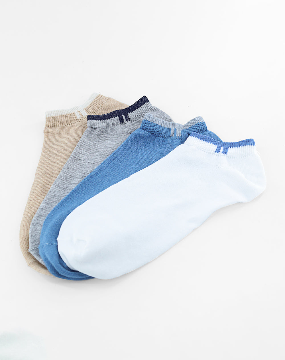 4 pares de medias tobilleras surtido