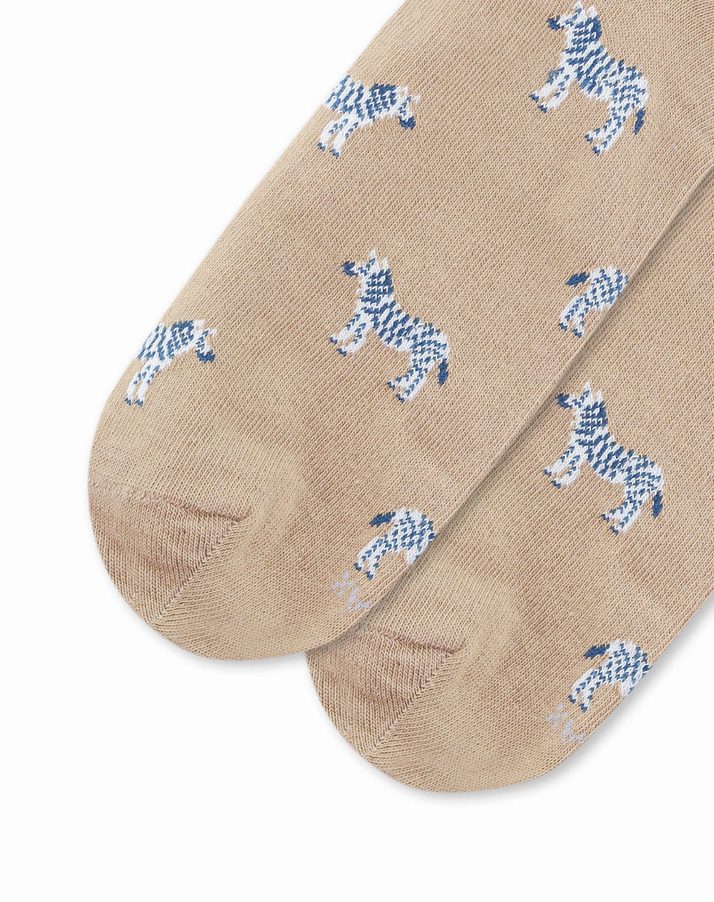 Medias hombre largas café zebra | 10-12