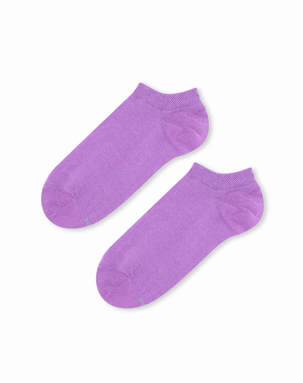 Medias tobilleras moradas