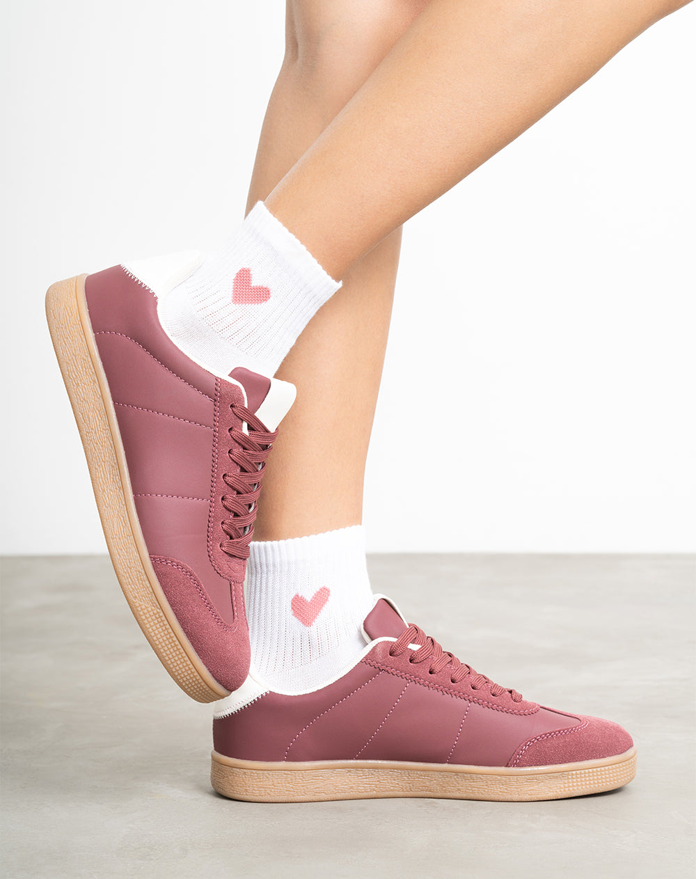 Medias para mujer tobilleras paquete x3 unds surtidas con corazón