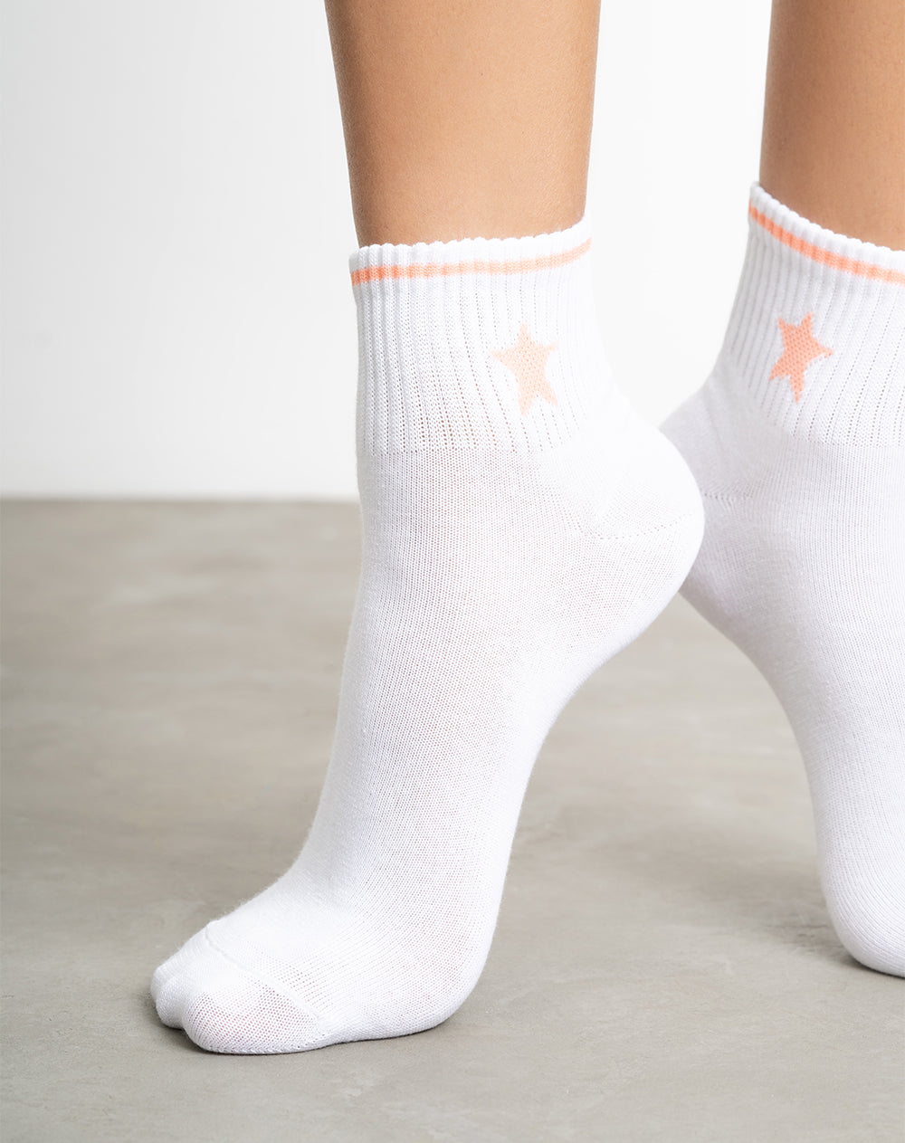 Medias para mujer tobilleras paquete x3 unds surtidas con estrella