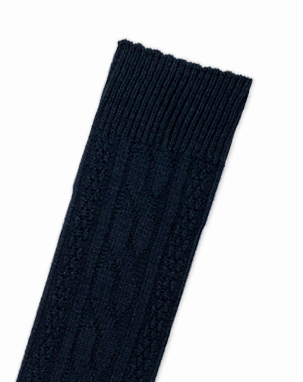 Medias para niñas largas paquete x3 unds azules acanalado en figuras