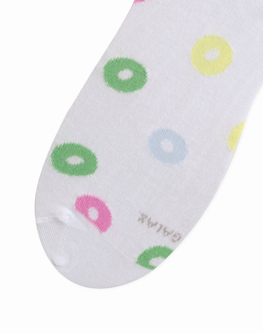 Medias  unisex largas empaque especial blancas bolitas de cereal