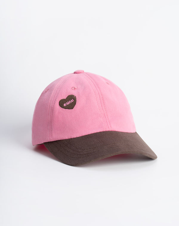 Gorra rosado estampado