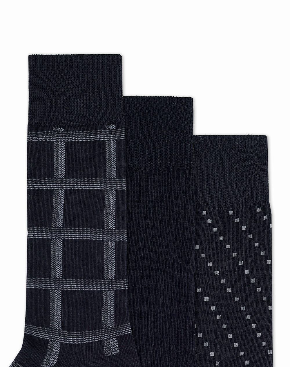 3 pares de medias largas surtido