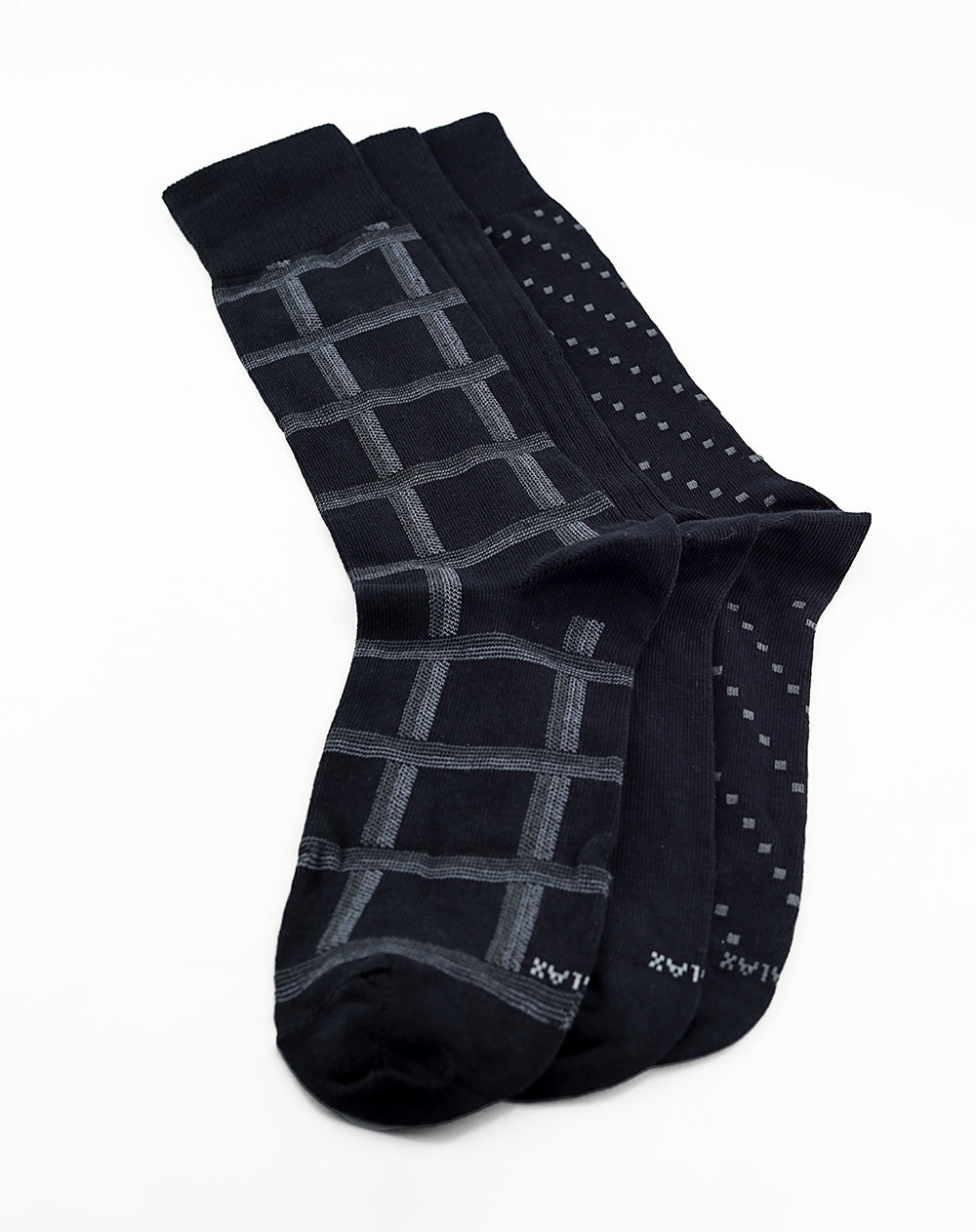 3 pares de medias largas surtido