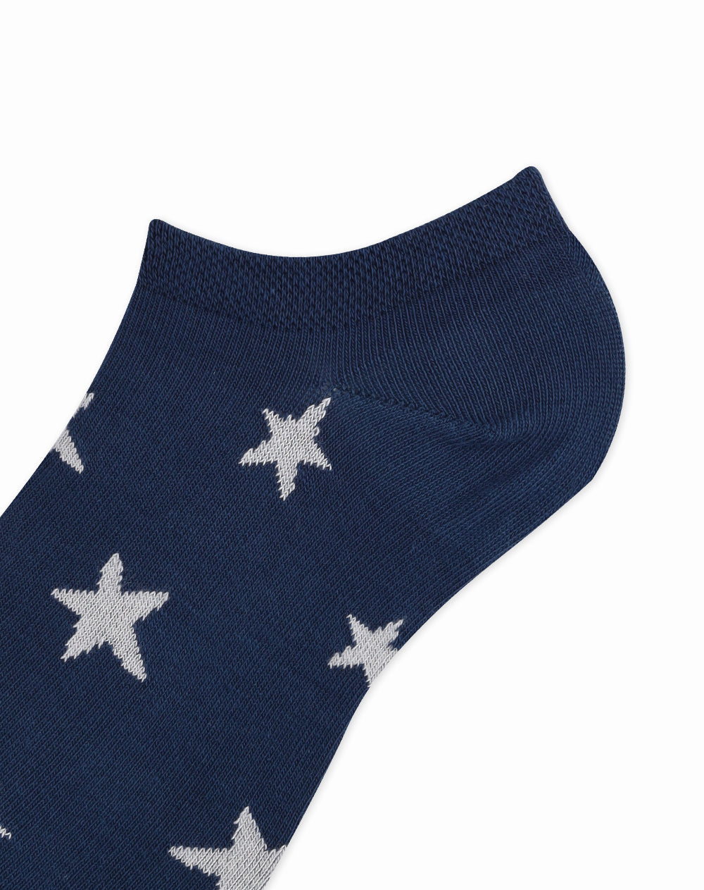 Medias para mujer tobilleras cortas  azules con estrellas