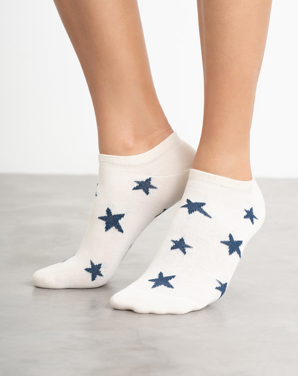 Medias mujer tobillera corta habanas estrellas | 9-11