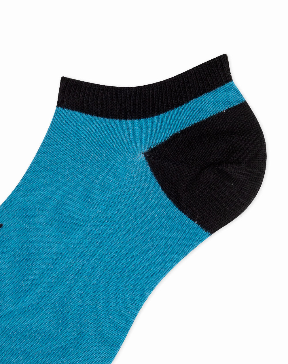 Medias para hombre tobilleras cortas  azules con zebra