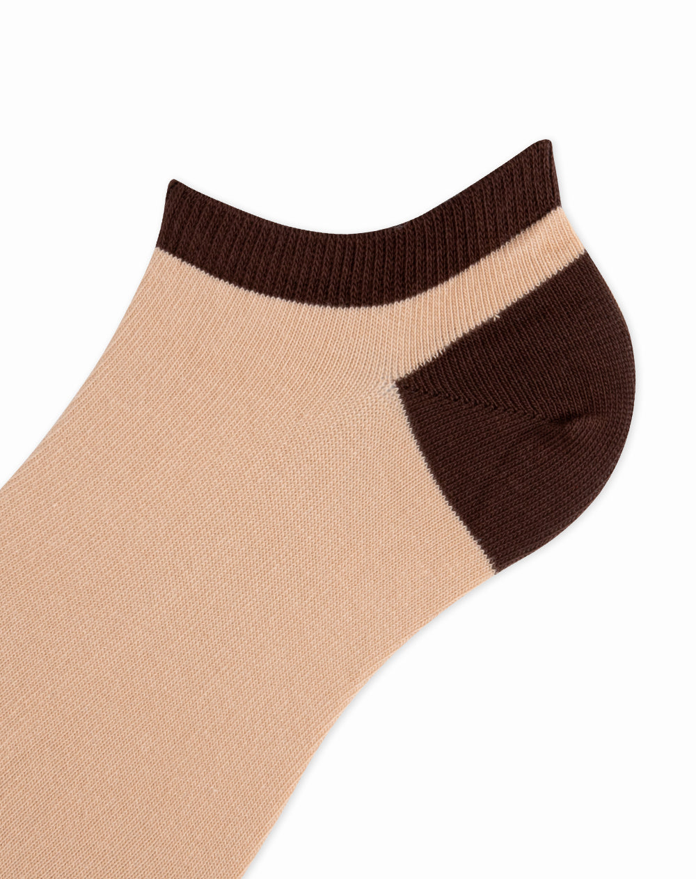 Medias para hombre tobilleras cortas  habano con leopardo