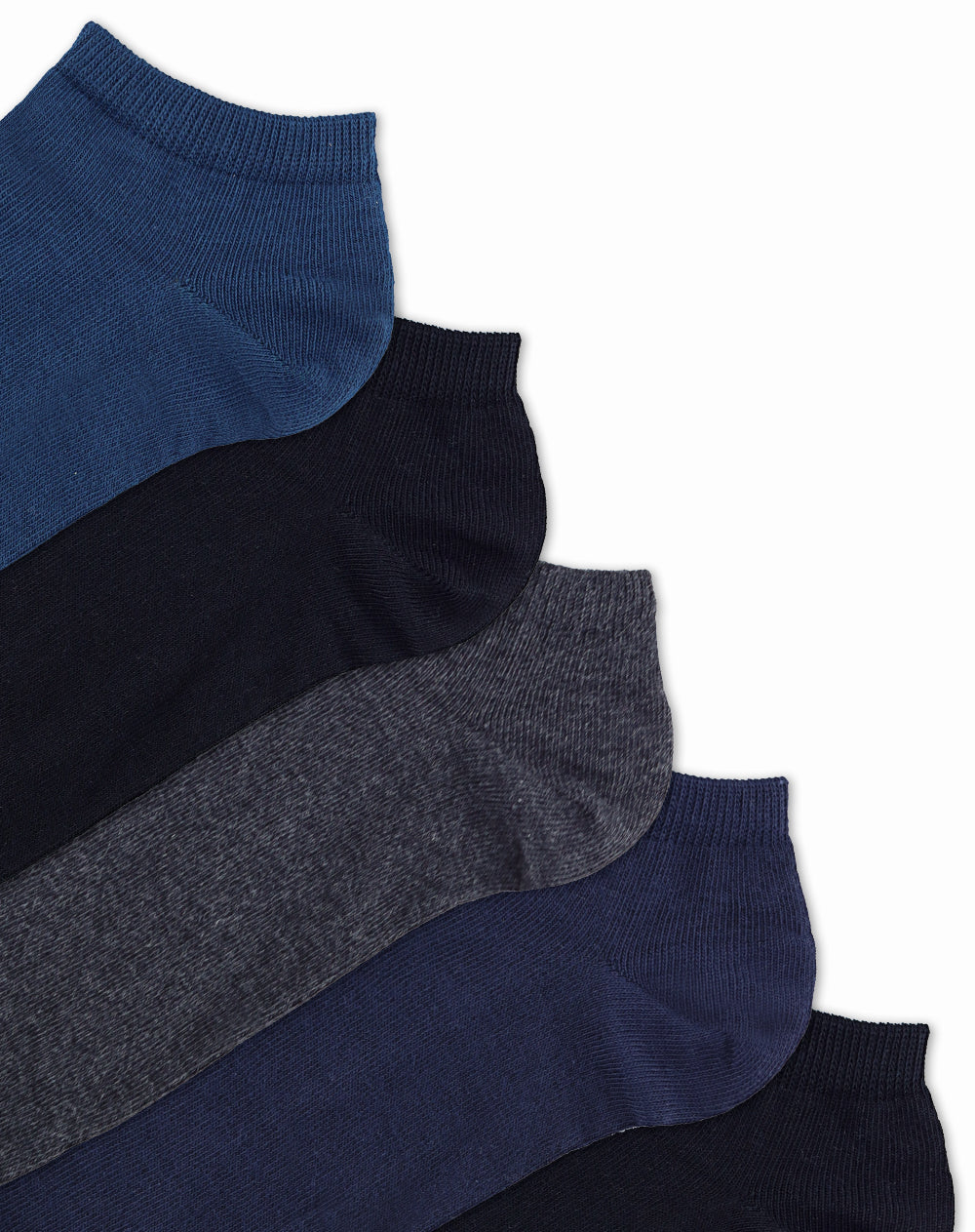 5 pares de medias tobilleras surtido