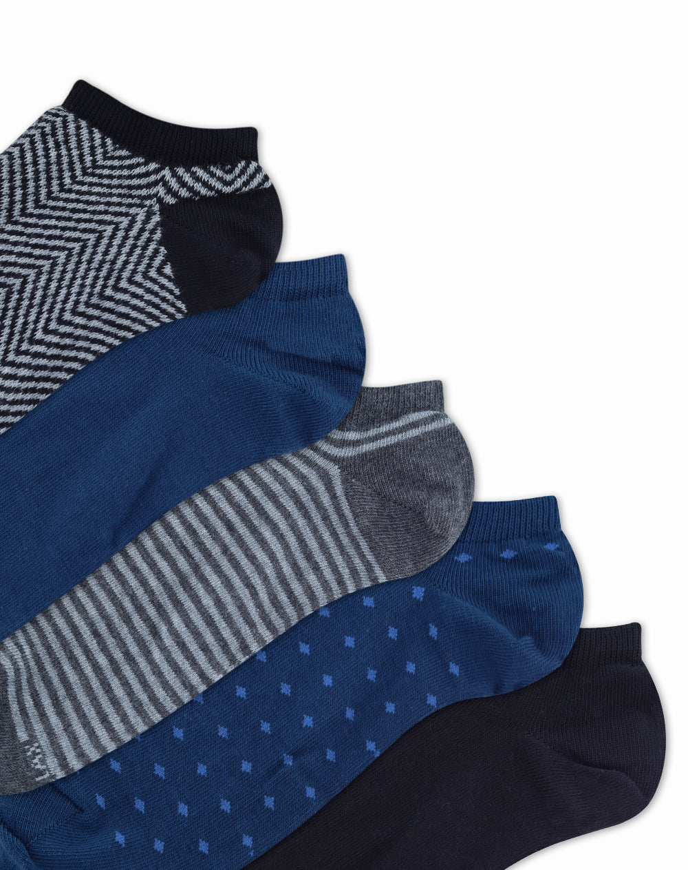 5 pares de medias tobilleras surtido
