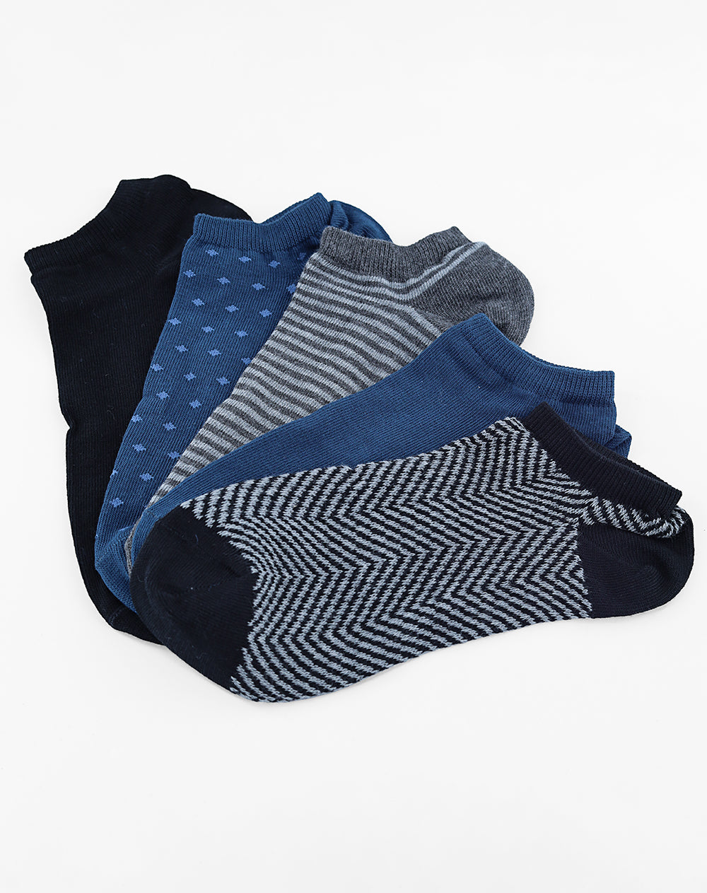 5 pares de medias tobilleras surtido
