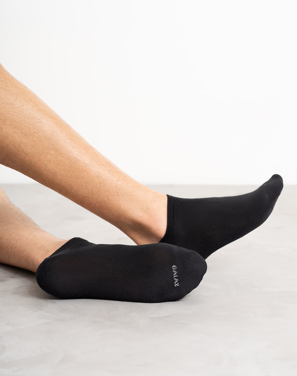 Medias para hombre tobilleras cortas paquete x3 unds negras