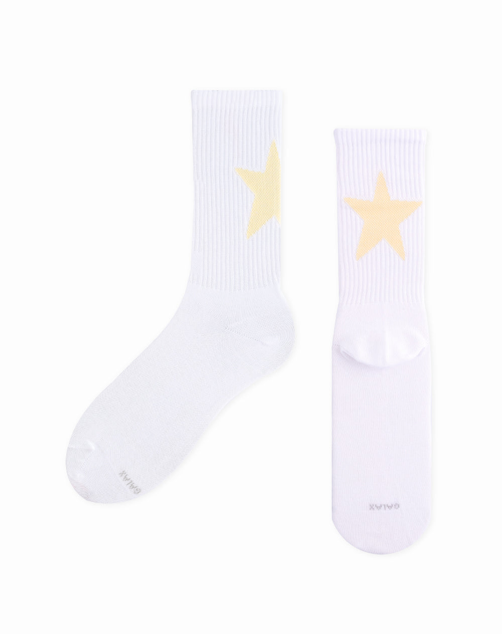 Medias para mujer largas  blancas con estrella