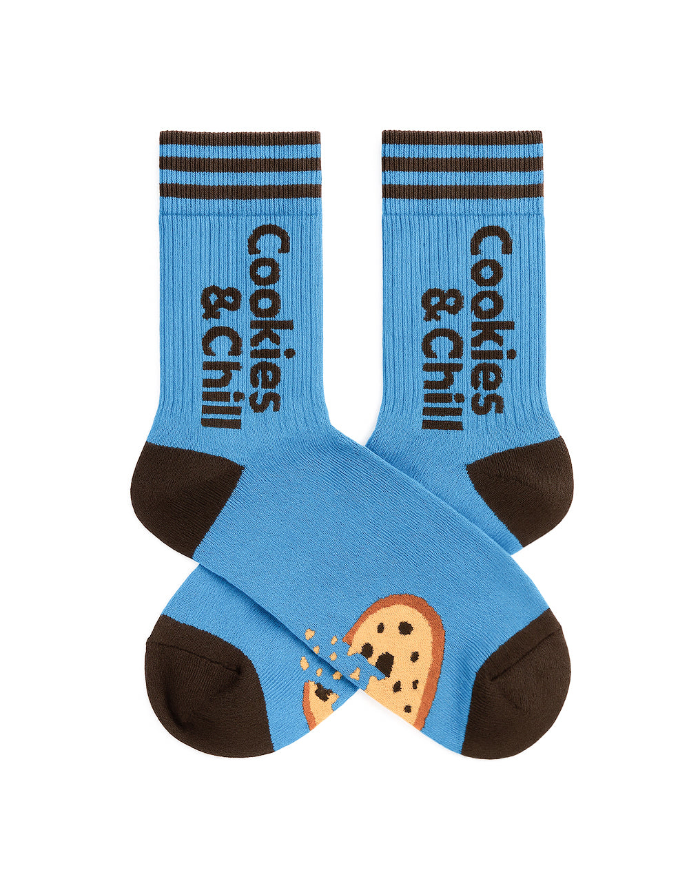 Medias mujer largas azules galletas | 9-11