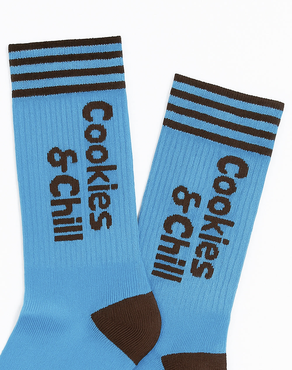 Medias mujer largas azules galletas | 9-11