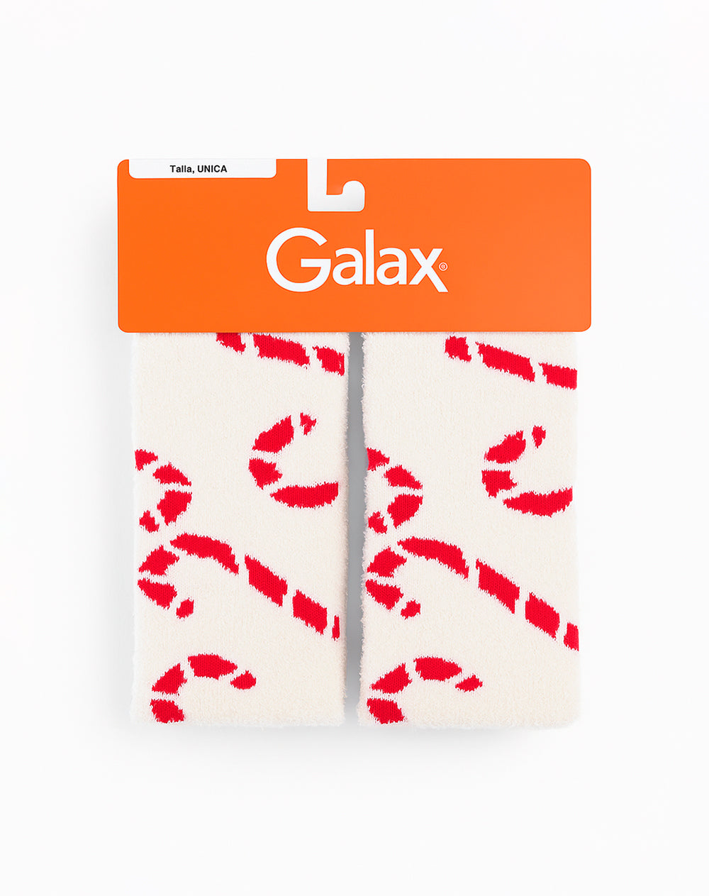 Medias unisex largas bastones navidad