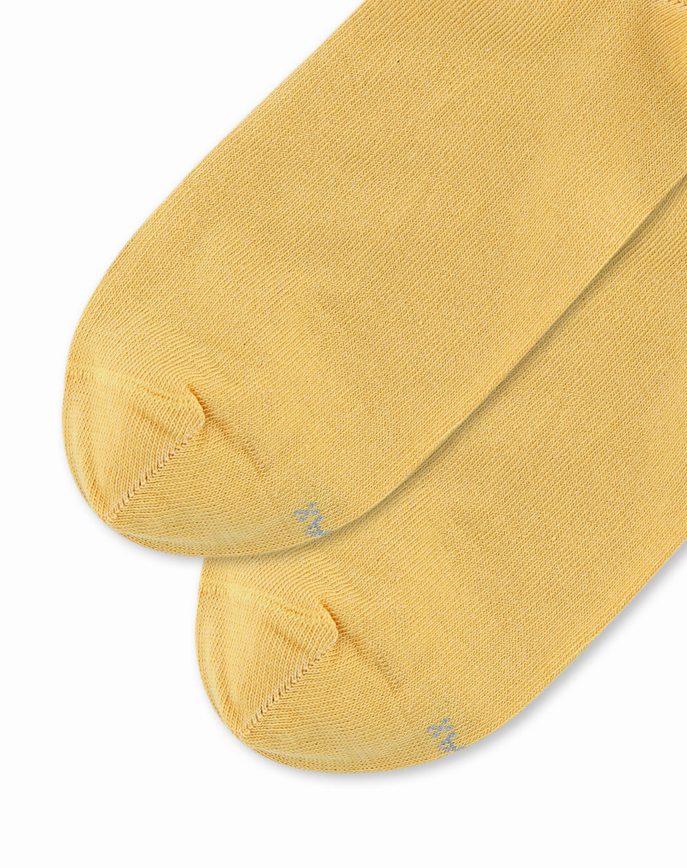 Medias cortas amarillo dibujo