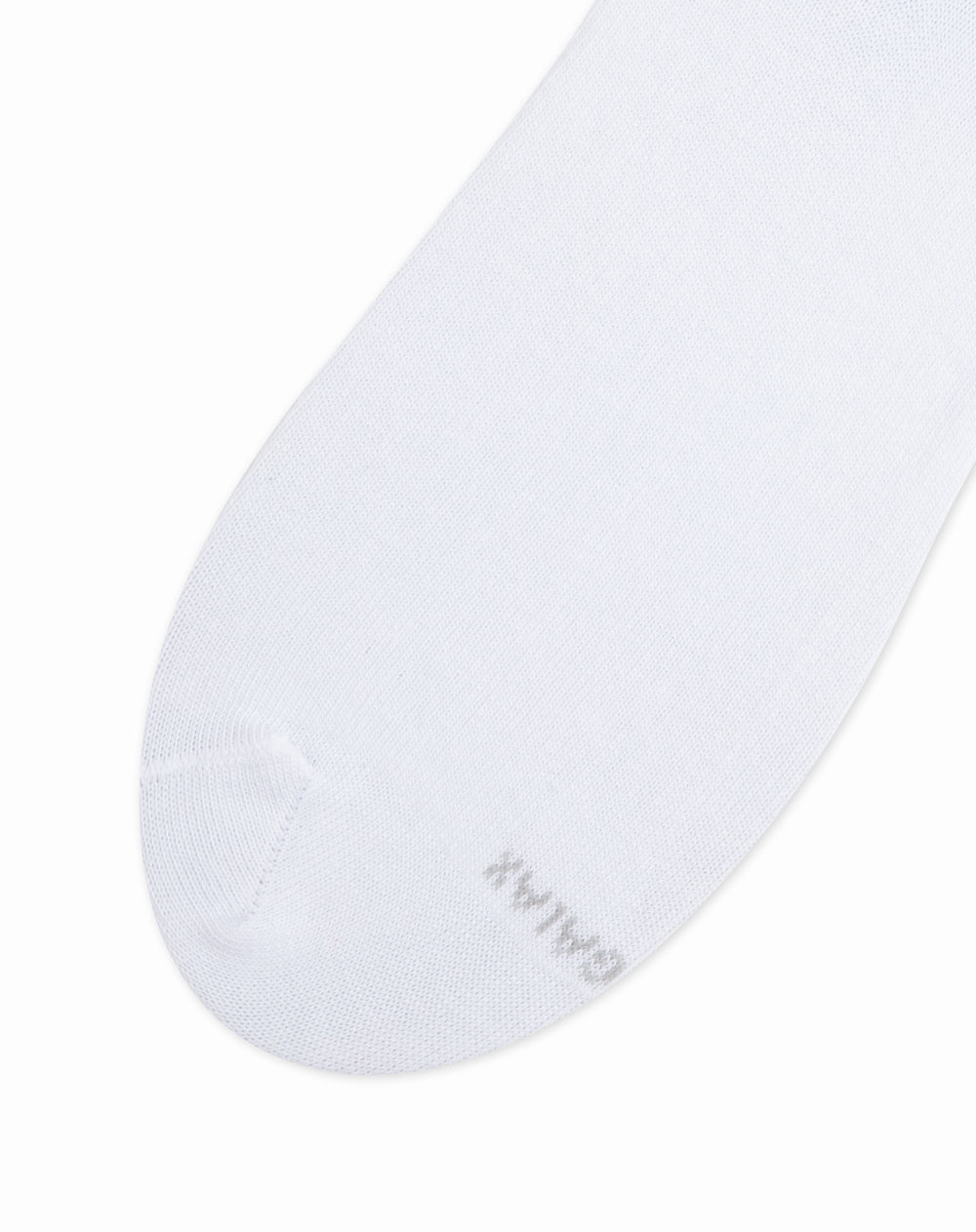 Medias para hombre tobilleras  blancas acanaladas