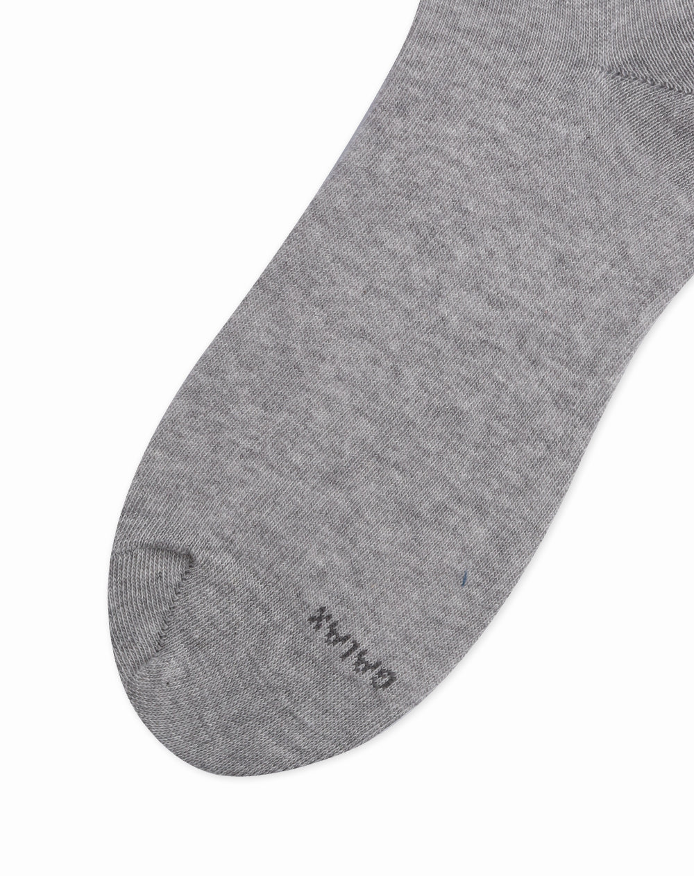 Medias para hombre tobilleras  gris jaspe con frase
