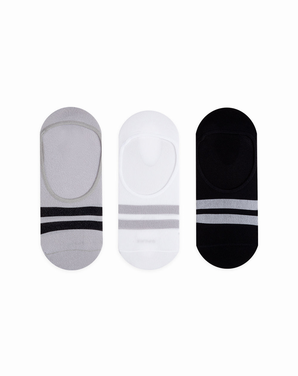 Medias para hombre tipo baleta protección en empeine paquete x3 unds surtidas