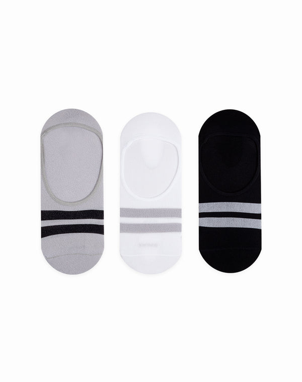 Medias para hombre tipo baleta protección en empeine paquete x3 unds surtidas