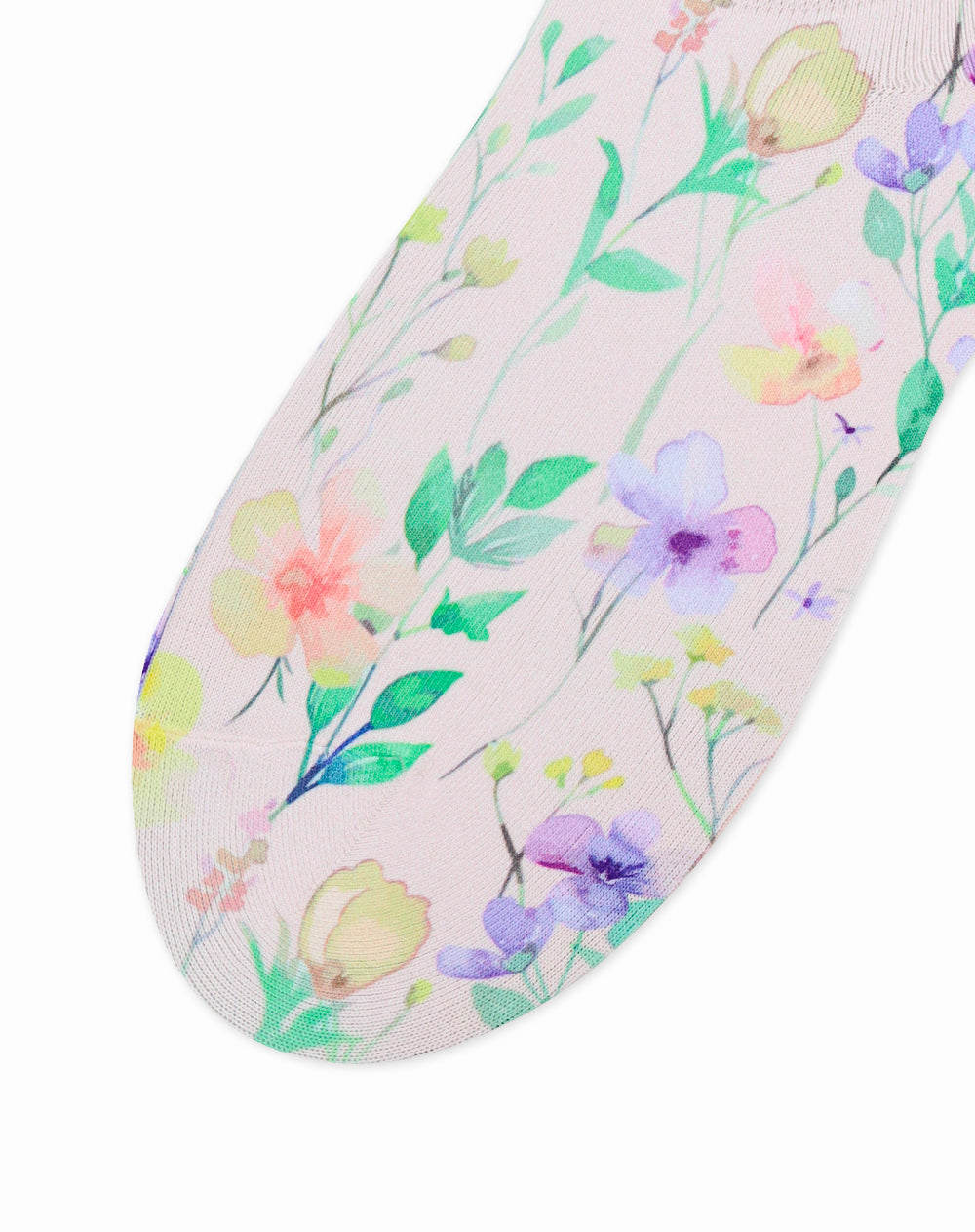 Medias tobilleras rosado estampado