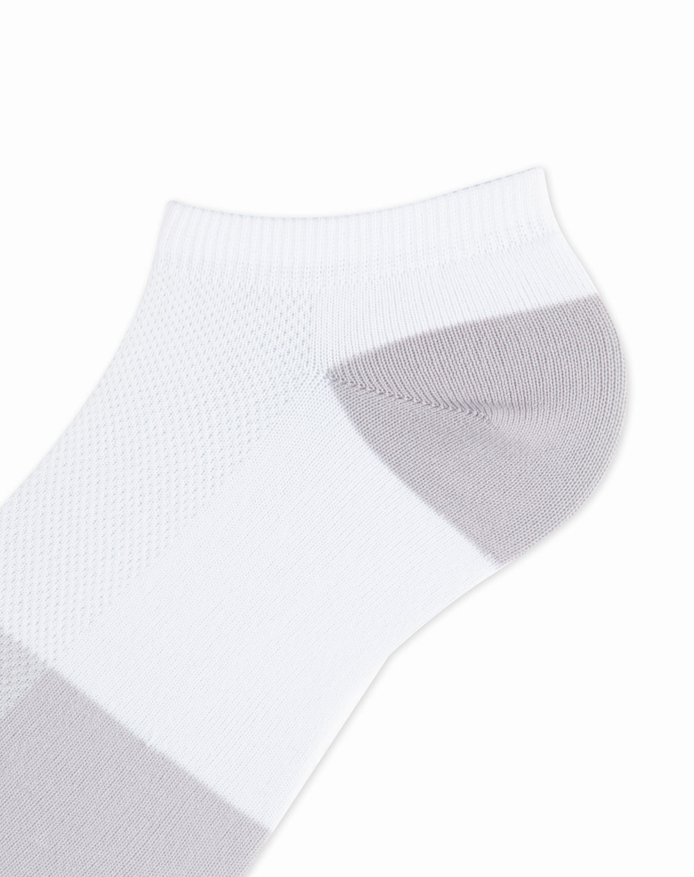 Medias para hombre tobilleras cortas transpirables blancas y grises